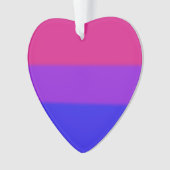 Falln Bisexual Pride Flag Ornament (voorkant)