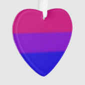 Falln Bisexual Pride Flag Ornament (voorkant)
