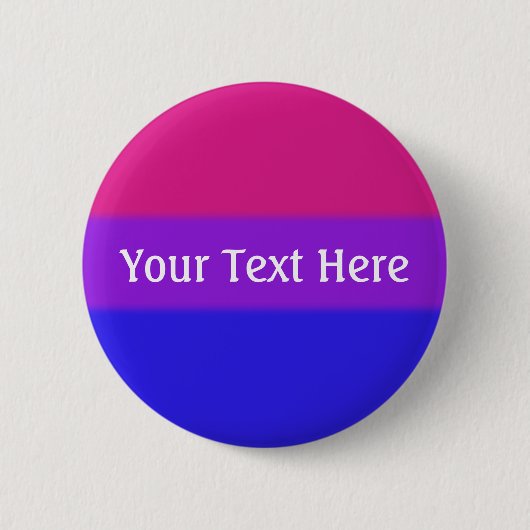 Falln Bisexual Pride Flag Ronde Button 5,7 Cm (Voorkant)