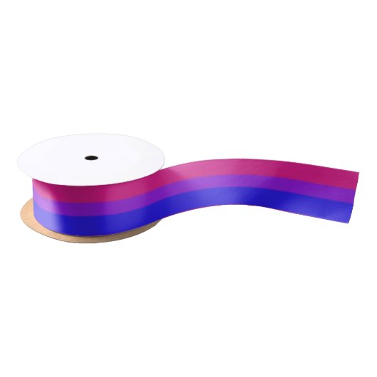Falln Bisexual Pride Flag Satijnen Lint (Spoel)