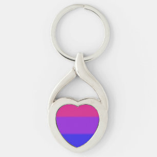 Falln Bisexual Pride Flag Sleutelhanger