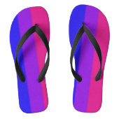 Falln Bisexual Pride Flag Versie 2 Teenslippers (Voetbed)