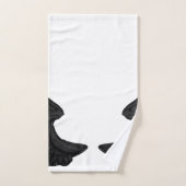 Falln Black Angel Wings Bad Handdoek (Handdoek)