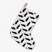 Falln Black Angel Wings Kleine Kerstsok (Voorkant (Hangend))
