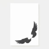 Falln Black Angel Wings Post-it® Notes (Voorkant)