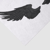 Falln Black Angel Wings Tissuepapier (Detail)