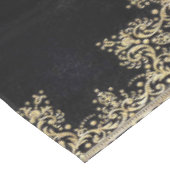 Falln Black en Gold Filigree Tafelkleed (Gekanteld)