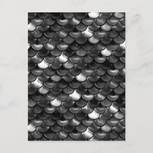 Falln Black en White Scales Briefkaart (Voorkant)