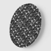Falln Black en White Scales Grote Klok (Hoek)