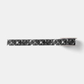 Falln Black en White Scales Satijnen Lint (Voorkant)