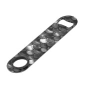Falln Black en White Scales Speed Flessenopener (Voorkant Gekanteld)