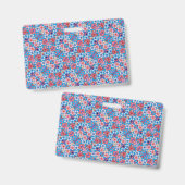 Falln Blauwe Bloem Badge (Voor- en achterkant)