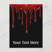 Falln Blood Drivers zwart Briefkaart (Voorkant)