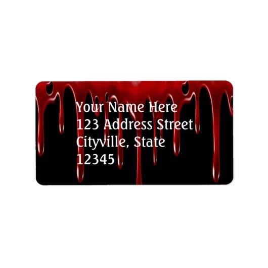 Falln Blood Drivers zwart Etiket (Voorkant)