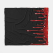 Falln Blood Drivers zwart Fleece Deken (Voorkant (Horizontaal))