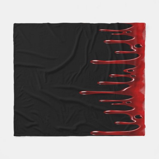 Falln Blood Drivers zwart Fleece Deken (Voorkant (Horizontaal))