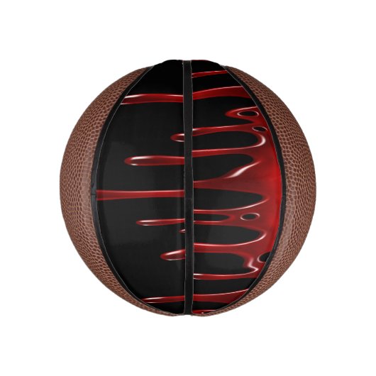 Falln Blood Drivers zwart Mini Basketbal (Verticaal)