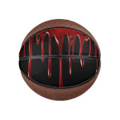 Falln Blood Drivers zwart Mini Basketbal (Voorkant)