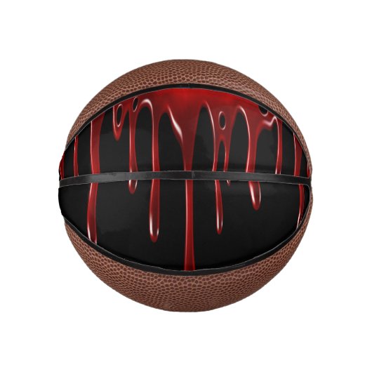 Falln Blood Drivers zwart Mini Basketbal (Voorkant)