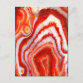 Falln Blood Oranje Agate Briefkaart (Voorkant)