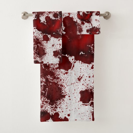 Falln Blood Splatter Bad Handdoek (Insitu)