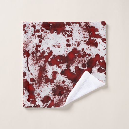 Falln Blood Splatter Bad Handdoek (Wasdoekje)