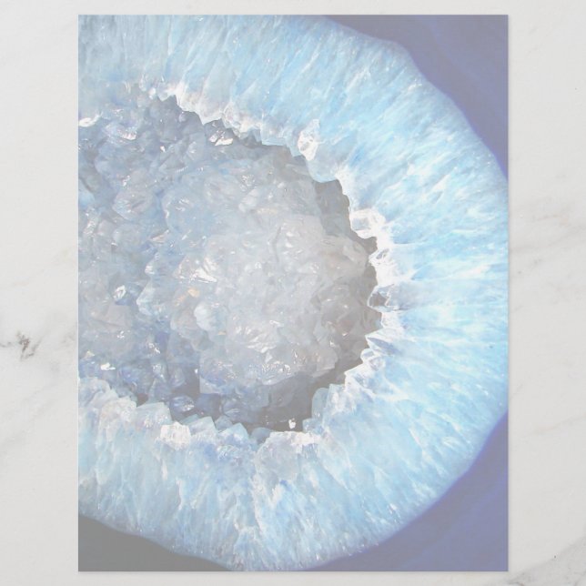 Falln Blue Crystal Geode (Voorkant)