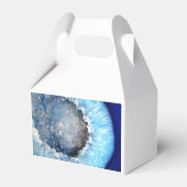 Falln Blue Crystal Geode Bedankdoosjes (Voorkant Zijde)