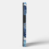 Falln Blue Crystal Geode Case-Mate iPhone Case (Achterkant / Rechts)