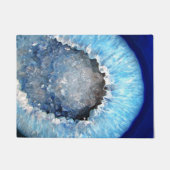 Falln Blue Crystal Geode Deurmat (Voorkant)