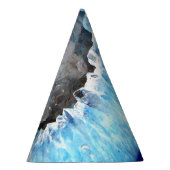 Falln Blue Crystal Geode Feesthoedjes (Rechts)