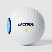 Falln Blue Crystal Geode Golfballen (Logo)