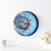Falln Blue Crystal Geode Grote Klok (Huis)