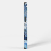 Falln Blue Crystal Geode iPhone Hoesje (Rechterkant)