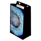 Falln Blue Crystal Geode Klein Cadeauzakje (Voorkant Gekanteld)