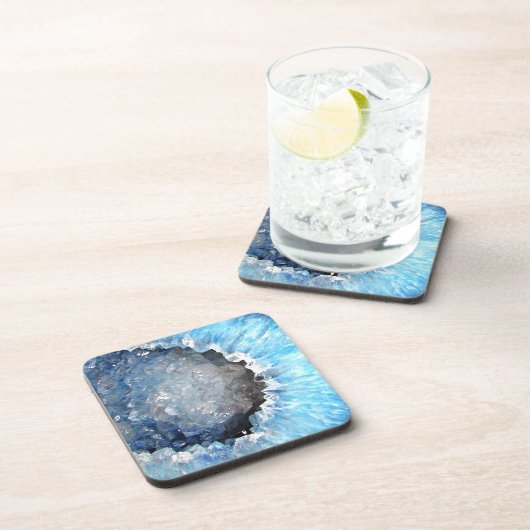 Falln Blue Crystal Geode Onderzetter (Rechterzijde)