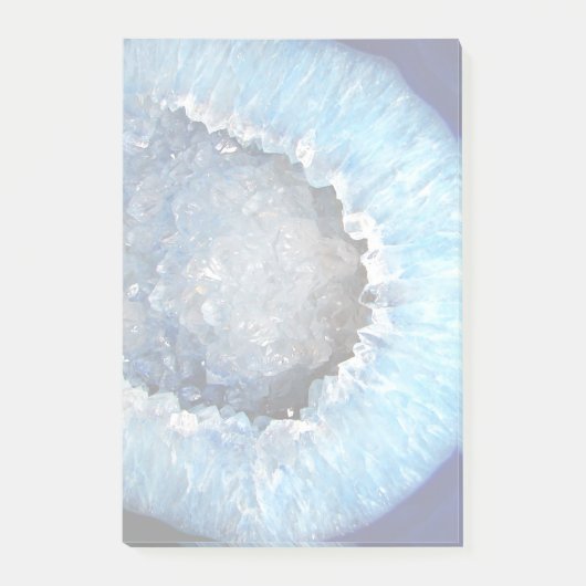 Falln Blue Crystal Geode Post-it® Notes (Voorkant)