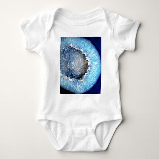 Falln Blue Crystal Geode Romper (Voorkant)