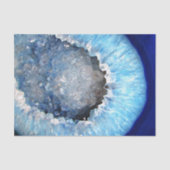 Falln Blue Crystal Geode Tissuepapier (Voorkant)