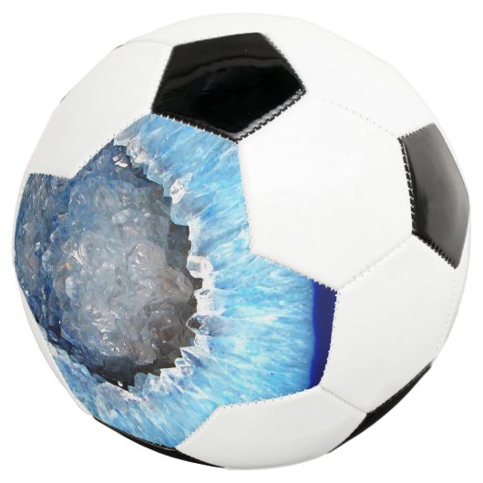 Falln Blue Crystal Geode Voetbal (Drie kwart)