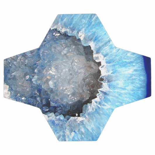 Falln Blue Crystal Geode Voetbal (Enkel)