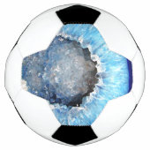 Falln Blue Crystal Geode Voetbal (Voorkant)