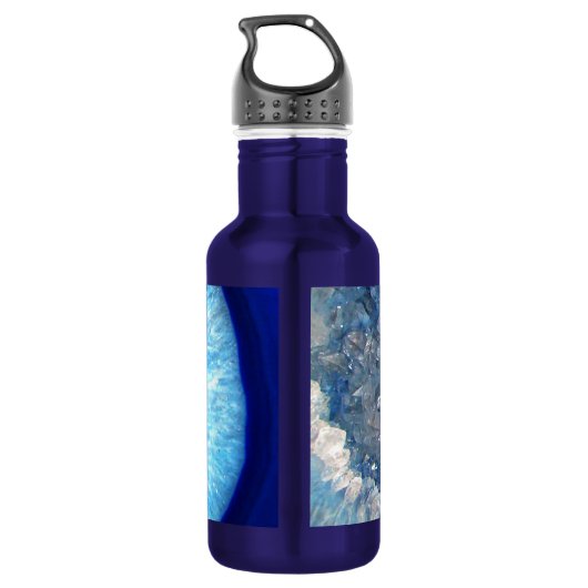 Falln Blue Crystal Geode Waterfles (Achterkant)