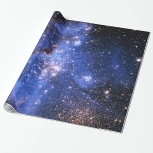 Falln Blue Embrionic Stars Cadeaupapier