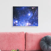 Falln Blue Embrionic Stars Canvas Afdruk (Insitu (Woonkamer))