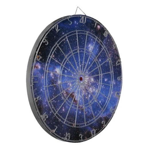 Falln Blue Embrionic Stars Dartbord (Voorkant Links)