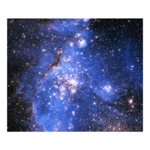 Falln Blue Embrionic Stars Foto Afdruk