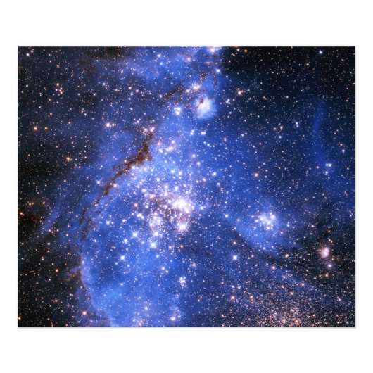 Falln Blue Embrionic Stars Foto Afdruk (Voorkant)