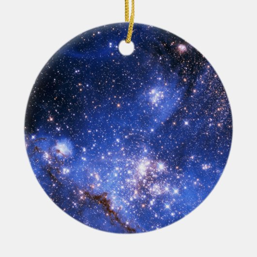 Falln Blue Embrionic Stars Keramisch Ornament (Voorkant)