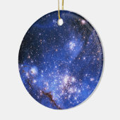Falln Blue Embrionic Stars Keramisch Ornament (Links)